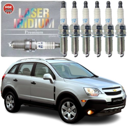 Jogo Vela Iridium Ngk Gm Captiva 3.6 24v Ford Edge 3.5 V6