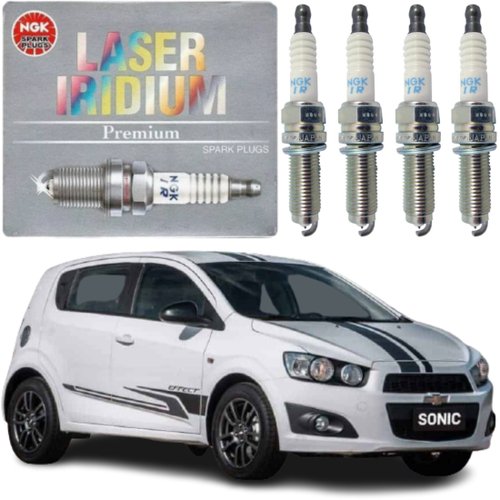 Jogo Vela Iridium original NGK Chevrolet Cruze Tracker Sonic