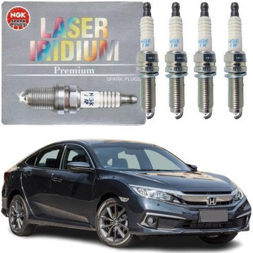 Jogo Vela Iridium NGK Honda Civic Crv Hrv Civic Si 1.5 16v Turbo