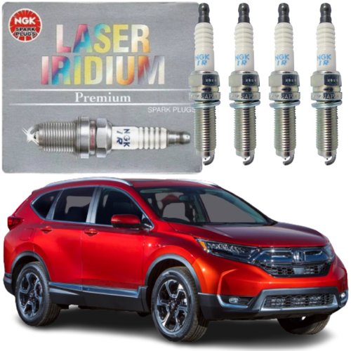 Jogo Vela Iridium NGK Honda Civic Crv Hrv Civic Si 1.5 16v Turbo
