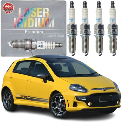 Jogo Vela Iridium original NGK Fiat Punto Linea 1.4 16v Turbo T-jet