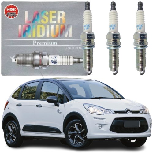Jogo Vela Iridium NGK Citroen C3 1.2 12v Peugeot 208 1.2 12v
