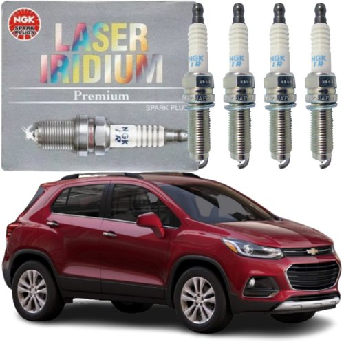 Jogo Vela Iridium Ngk Chevrolet Cruze Tracker 1.4 16v Turbo
