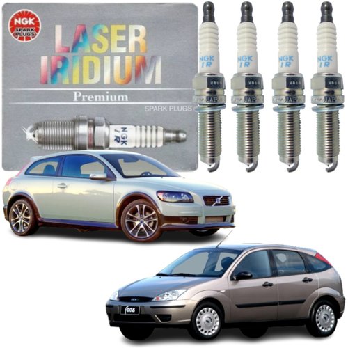 Jogo Vela Iridium NGK Ford Focus 2.0 16v Volvo C30 2.0
