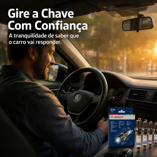Jogo Velas Fox Gol Saveiro G4 G5 G6 1.0 1.6 8v Flex Bosch