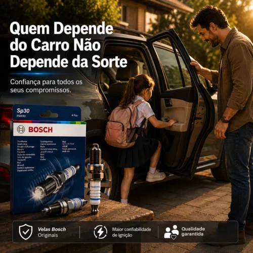 Jogo Velas Fox Gol Saveiro G4 G5 G6 1.0 1.6 8v Flex Bosch