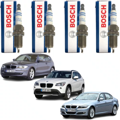 Jogo Velas Original Bosch Double Platinum Bmw 2.0 Motor N46