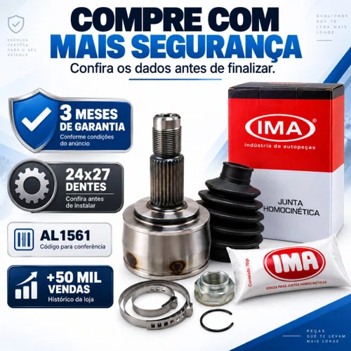 Junta Homocinetica Roda Fiat Toro 1.8 2.0 Jeep Renegade 1.8 