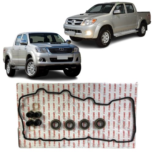 Kit Junta Tampa Válvula Sabo Toyota Hilux E Sw4 2.5 3.0 2005 a 2015