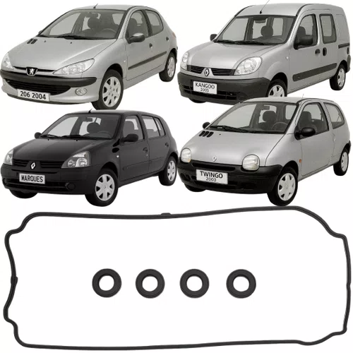 Junta Tampa Válvula Peugeot 206 1.0 16v Gasolina Sabó