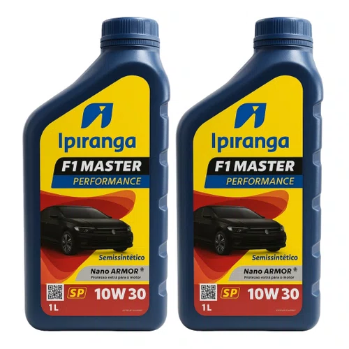 Kit 02 Óleo Motor 10w30 Semi Sintético Ipiranga F1 Master