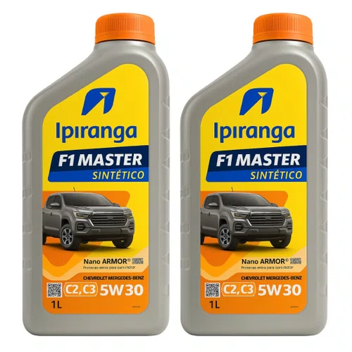 Kit 02 Óleo Motor Ipiranga Nano Armor Sintético 5w30