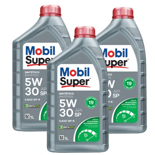 KIT 03 OLEO 5W30 DEXOS SINTETICO MOBIL