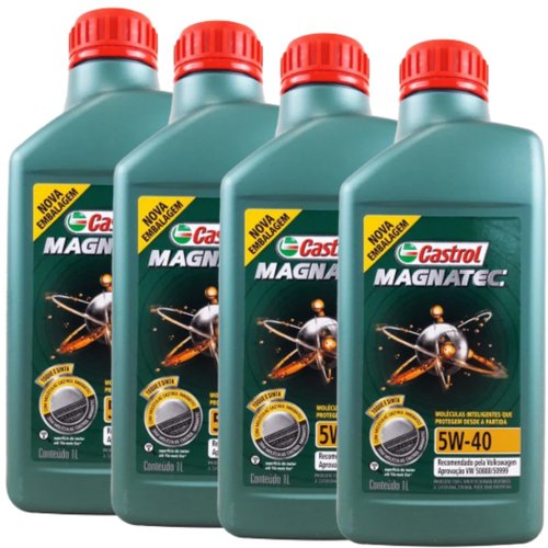 KIT 04 OLEO 05W40 CASTROL SINTETICO 508/88