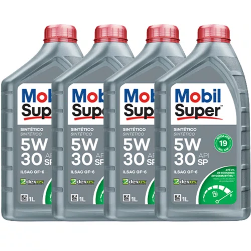 KIT 04 OLEO 5W30 DEXOS SINTETICO MOBIL