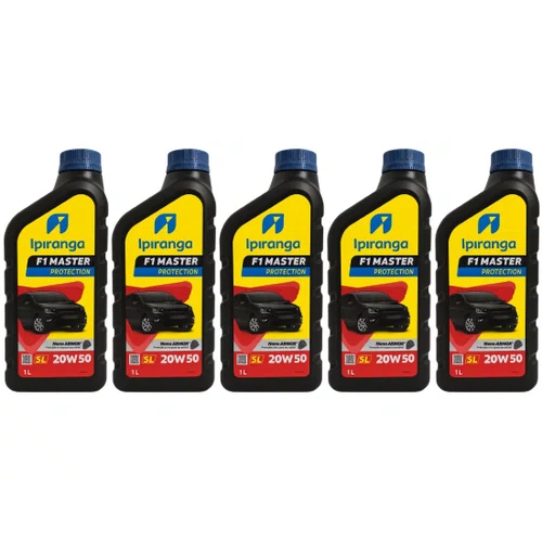 Kit 05 Oleo Motor 20w50 Mineral Api Sl Ipiranga F1 Master