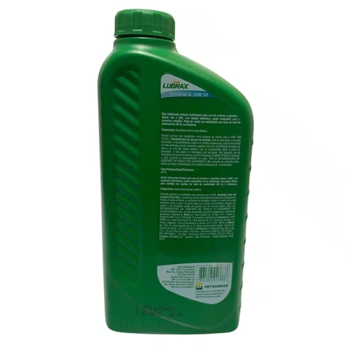 Kit 05 Oleo Motor 20w50  Mineral Api Sl Lubrax Essencial
