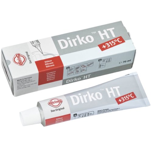 Kit 12 Silicone Junta Líquida Cola Alta Temp Elring Dirko Ht