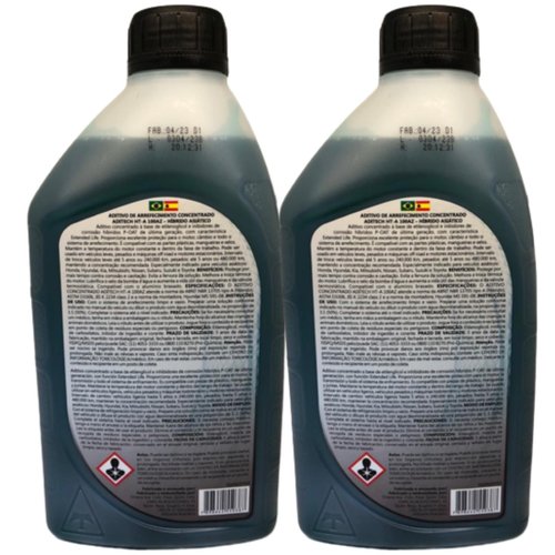 Kit 2 Aditivo Radiador Tirreno Hta Asiático Concentrado Azul