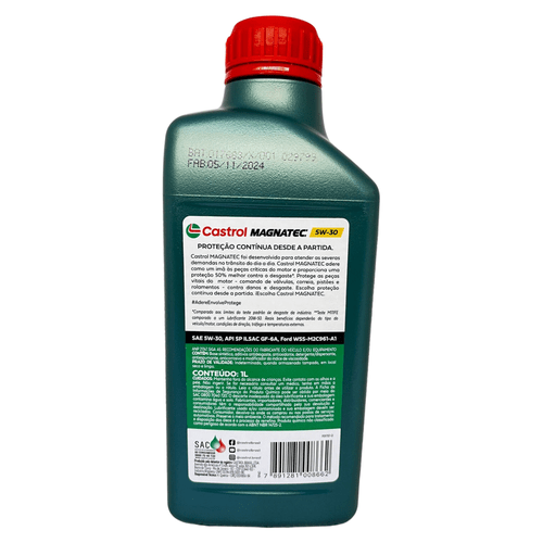 Kit 2 Óleo Motor Castrol Magnatec 5w30 Sintético