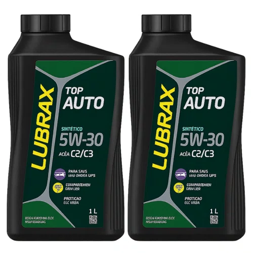Kit 2 Óleo Motor Lubrax 5w30 Valora Offroad Acea Ac3