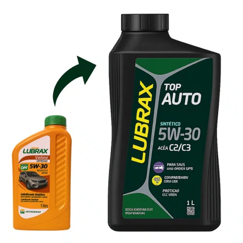 Kit 2 Óleo Motor Lubrax 5w30 Valora Offroad Acea Ac3