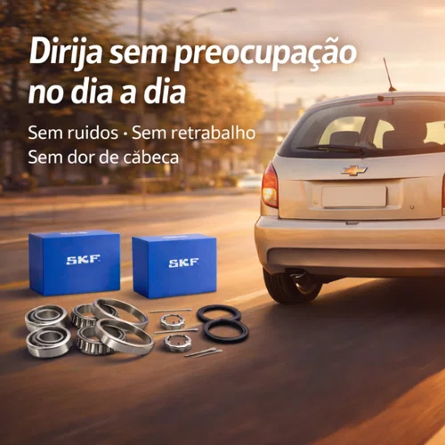 Kit 2 Rolamentos Roda Traseira Skf Corsa Classic Celta Agil