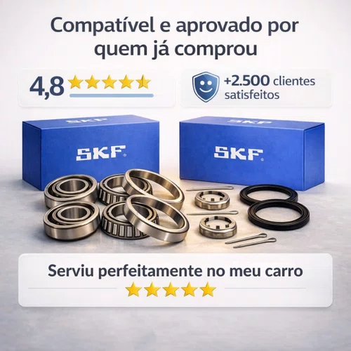 Kit 2 Rolamentos Roda Traseira Skf Corsa Classic Celta Agil