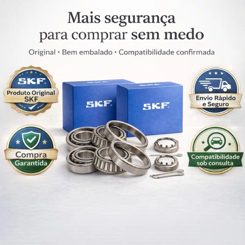 Kit 2 Rolamentos Roda Traseira Skf Corsa Classic Celta Agil