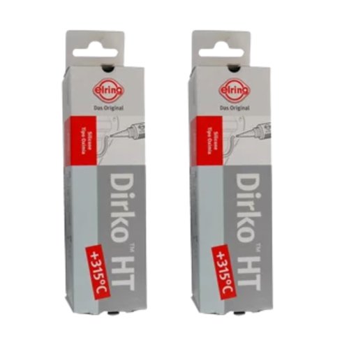 Kit 2 Silicone Junta Líquida Cola Alta Temp Elring Dirko Ht