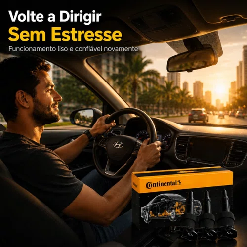 Kit 3 Bobina Ignição Original Hb20 Hb20 1.0 3 Cil 2012/2019