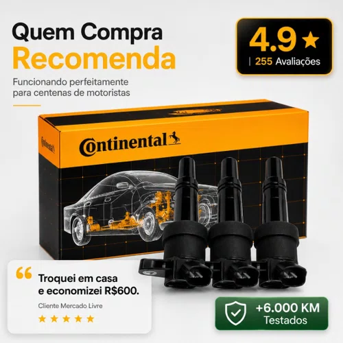 Kit 3 Bobina Ignição Original Hb20 Hb20 1.0 3 Cil 2012/2019