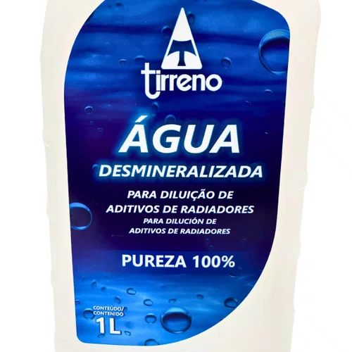 Kit 4 Águas Desmineralizadas Original Tirreno Abnt Nbr 14261