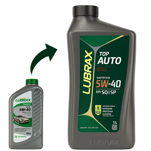 Kit 4 Óleo 5w40 Lubrax Valora Sintético