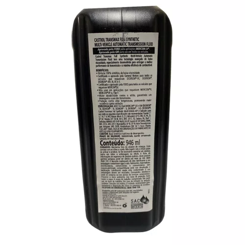 Kit 4 Óleos Câmbio Transmissão Automática Transmax Synthetic
