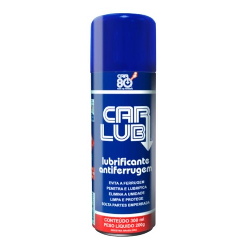 Kit 5 Spray Antiferrugem Multiuso Car Lub 300ml Similar Wd40