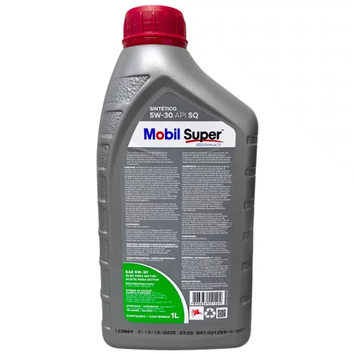 Kit 6 Óleos Motor Mobil Super 5w30 Sintético D1