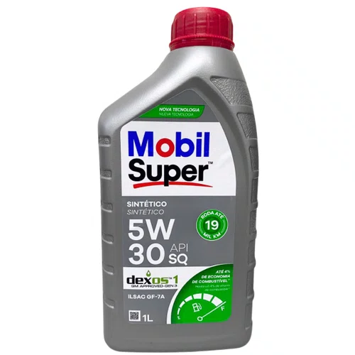 Kit 6 Óleos Motor Mobil Super 5w30 Sintético D1