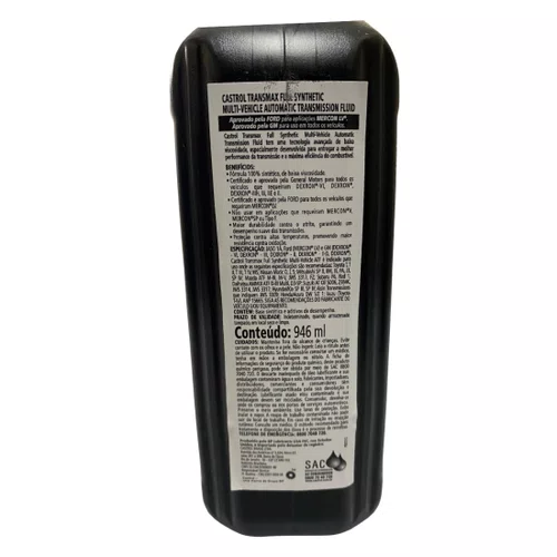Kit 7 Óleos Câmbio Transmissão Automática Transmax Synthetic
