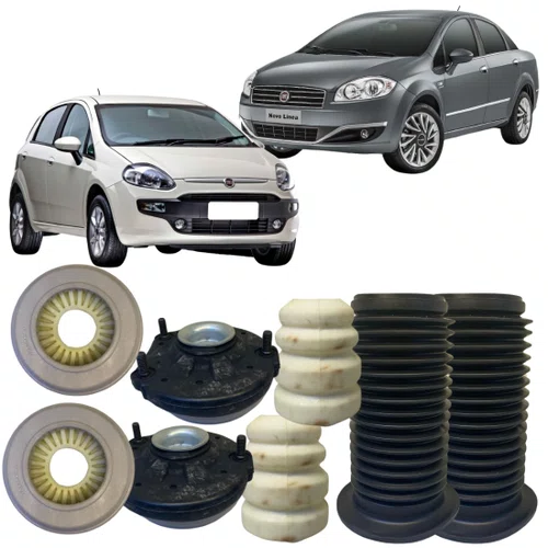 Kit Amortecedor De Suspensão Dianteiro Mobensani Para Linea