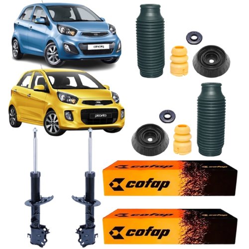 Kit Amortecedor Dianteiro Cofap Kia Picanto 2012 a 2016 Kit Amortecedor Dianteiro Cofap Kia Picanto 2012 a 2016
