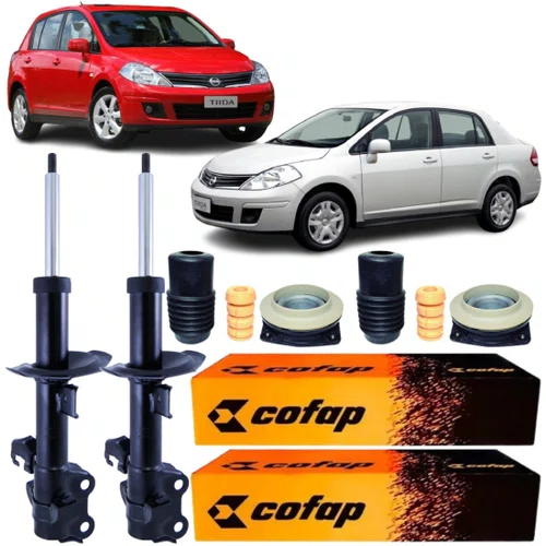 Kit Amortecedor Dianteiro Cofap Nissan Tiida 1.8 2007 A 2013