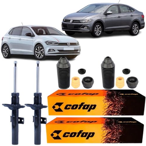 Kit Amortecedor Dianteiro Cofap Volkswagen Polo Virtus 2018 a 2022