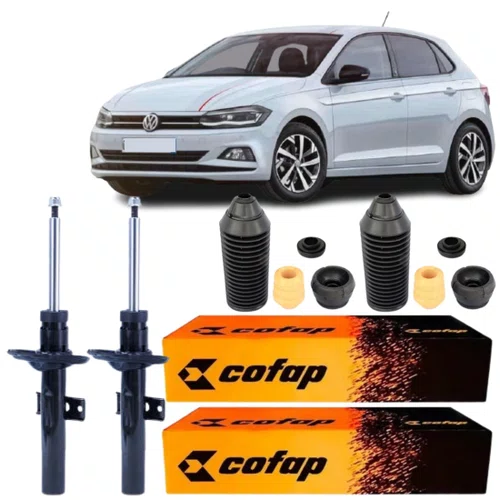 Kit Amortecedor Dianteiro Cofap Vw Polo Virtus 2018 A 2022