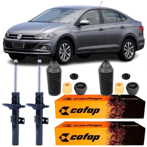 Kit Amortecedor Dianteiro Cofap Vw Polo Virtus 2018 A 2022