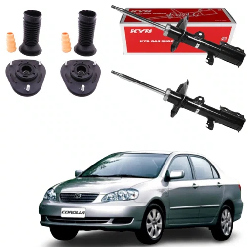 Kit Amortecedor Dianteiro Toyota Corolla 2003 2004 A 2008