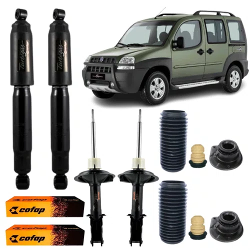 Kit Amortecedor Dianteiro Traseiro Cofap Doblo Adventure 1.8