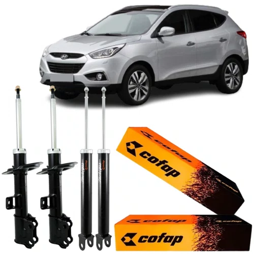 KIT AMORTECEDOR DIANTEIRO TRASEIRO COFAP IX35 E SPORTAGE