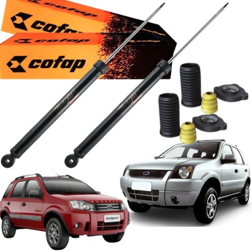 Kit Amortecedor Dianteiro e Traseiro Cofap + Kit amortecedores Ford Ecosport 4x2 2003 a 2012