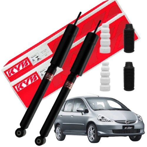 Par Amortecedor Traseiro + Kit Amortecedor Fit 2003 A 2008